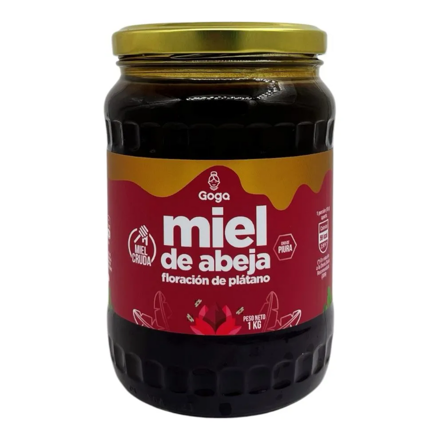 Miel de Abeja Cruda Goga 1kg