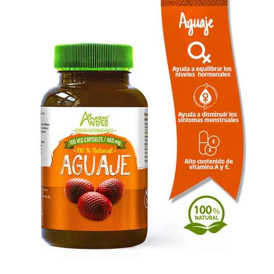 Aguaje en Capsulas Vegetales (100 x 400mg)