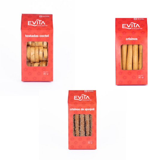 Tostadas Cóctel sin Gluten Evita 80 g