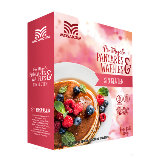 Premezcla Pancakes & Wafles sin Gluten – 400gr